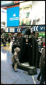 Lego Star Wars in Times Square Darth 